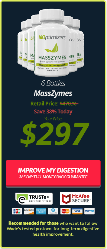 Bioptimizers Masszymes 6 Bottles