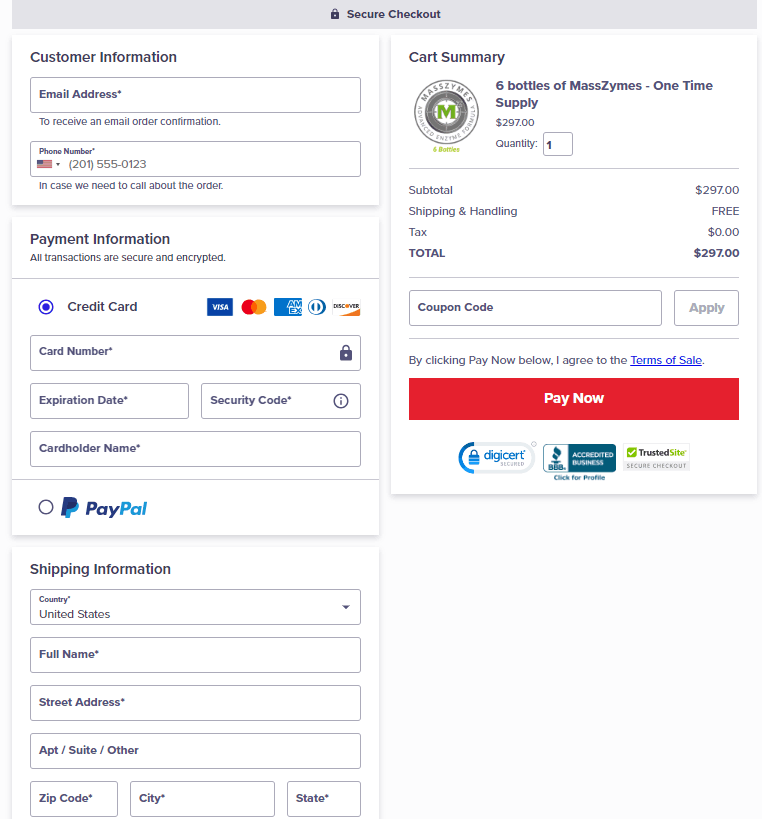 Bioptimizers Masszymes-Secure-Checkout